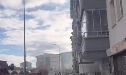 Niğde’de binada çıkan duman korkuttu