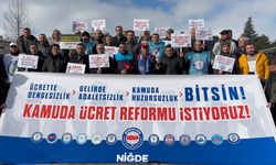 Niğde’de kamu çalışanları meydanda ses yükseltti!