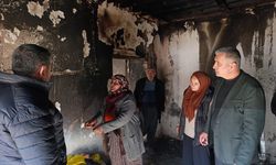 Çamardı’da soba yangını sonrası evde inceleme yapıldı