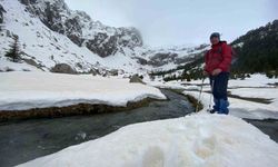 Eriyen kar ve yağmur suları su kaynaklarını coşturdu