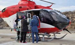 Hava ambulansı 58 günlük bebek için havalandı
