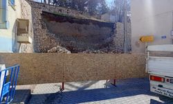 Niğde Kalesi’nde göçük sonrası güvenlik önlemi