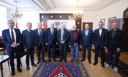 Niğde'de oda başkanlarından Aksaray Valisi Murat Duru’ya ziyaret