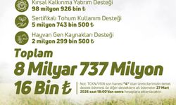 Çiftçilere milyarlık destek ödemesi başlıyor