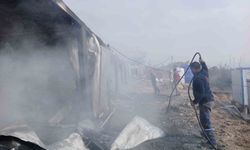 Alacağını alamayan imalatçı konteyneri ateşe verdi