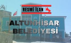 ALTUNHİSAR BELEDİYE BAŞKANLIĞINDAN TAŞINMAZ(ARSA) SATIŞ İHALE İLANI