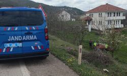 Bahçeye uçup takla atan otomobilin sürücüsü yaralandı