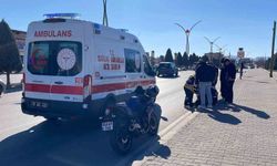 Motokurye kazası: 1 yaralı