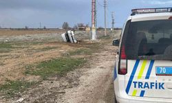 Araçtaki 5 kişi kazayı burnu bile kanamadan atlattı