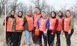 Erozyon sahasına fidan dikildi