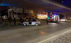 Kaza yapan sürücünün yakını sinir krizi geçirdi