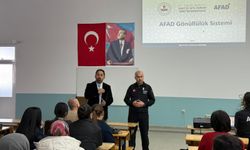 Deprem haftası’nda AFAD gönüllülük eğitimi gerçekleştirildi