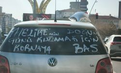 Doğum gününü kornayla kutladılar!