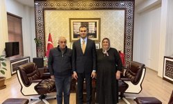 Şehit ailesinden Kaymakam Bektâş’a ziyaret