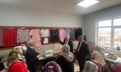 Niğde’de kursiyerlerin emeği üretime dönüşüyor