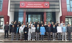 Ortaokul öğrencilerinden Patates Araştırma Enstitüsüne teknik gezi