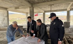 Çamardı’da ilçe devlet hastanesi inşaatı incelendi