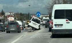 Çevre yolunda korkutan kaza