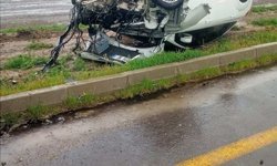 Bor’da otomobil takla attı: 1 yaralı