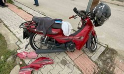 Motosiklet kazası: 1 yaralı