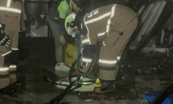 Spiral makinesinden çıkan kıvılcımlar yangın çıkardı