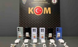 Kaçak cep telefonu operasyonu