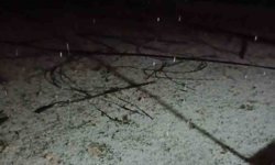 Dolu yağışı etkili oldu