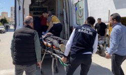 Motosikletten düşen sürücü yaralandı