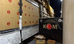 Niğde’de yaklaşık 12 milyon makaron ele geçirildi