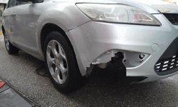 Niğde’de açık rögar kazaya neden oldu