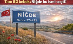 Tam 52 bebek: Niğde bu ismi seçti!