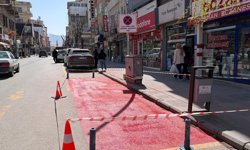 İstasyon Caddesi’nde esnafa yük indirme alanı düzenlemesi