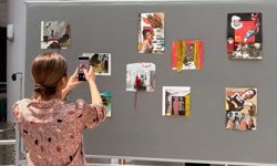 NÖHÜ’de kolaj çalıştayı sergiyle taçlandı