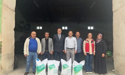 Bor’da 3 ton fasulye desteği