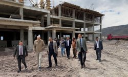Çamardı Devlet Hastanesi inşaatında inceleme