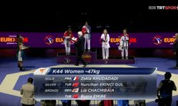 Niğde'den katılan Büşra Emire Avrupa'dan bronzla döndü