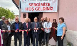 Sazlıca'da el emeği göz nuru eserler sergilendi
