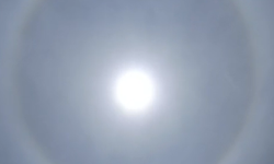 Güneş halesi Niğde’de görüldü