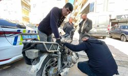 Bırakıp kaçtığı motosikletin şase numarasının kazınmış olduğu belirlendi