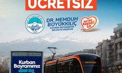 Kayseri'de tramvaylar bayramda ücretsiz