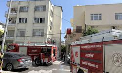 Apartman dairesinde yangın paniği