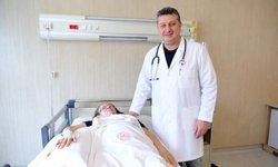 Ukraynalı hasta şifayı Mersin Şehir Hastanesinde buldu