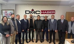 MHP heyetinden DMC Haber'e yıldönümü ziyareti