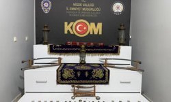 Niğde’de 32 parça tarihi eser ele geçirildi