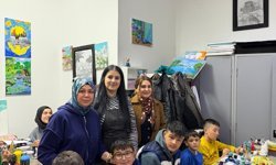 Niğde'de öğrenciler boyama etkinliğine katıldı