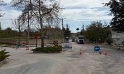 Niğde’de yol geçici olarak trafiğe kapatıldı