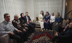 Niğde’de doğal gaz patlamasından yaralanan aileye ziyaret