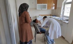 Obruk Köyü'nde ücretsiz mobil sağlık hizmeti verildi