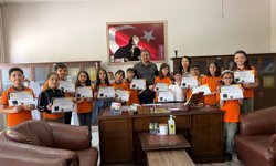 Necip Fazıl Kısakürek İlkokulu’nda eTwinning projesi tamamlandı