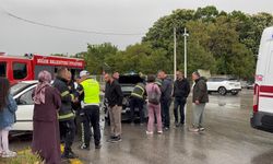 Niğde’de kavşakta iki otomobil çarpıştı: 1 yaralı